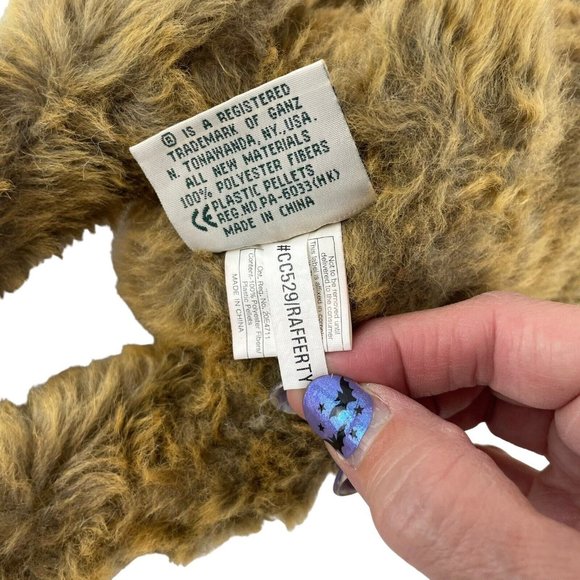 Ganz Cottage Collectibles Rafferty Rabbit 14" Plush Brown Jointed Bunny 1995 Vtg - Picture 6 of 6